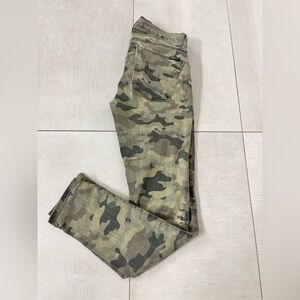 Hudson Jeans Camouflage Patterned Pants